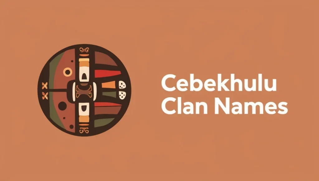 Cebekhulu Clan Names