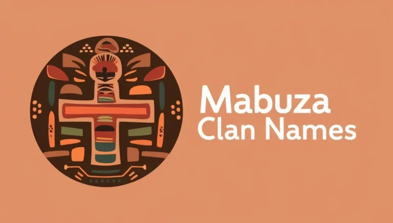 Mabuza Clan Names