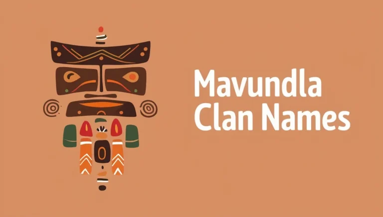 Mavundla Clan Names