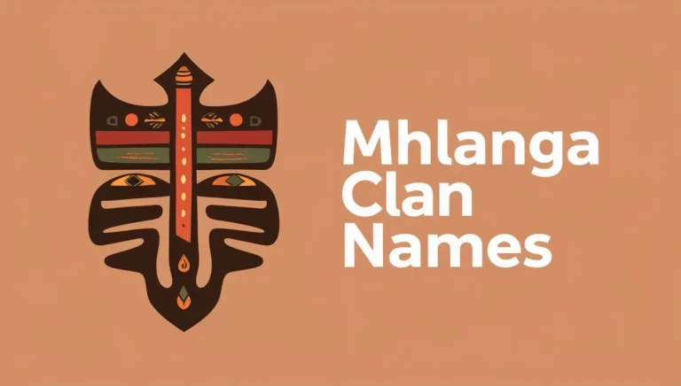 Mhlanga Clan Names