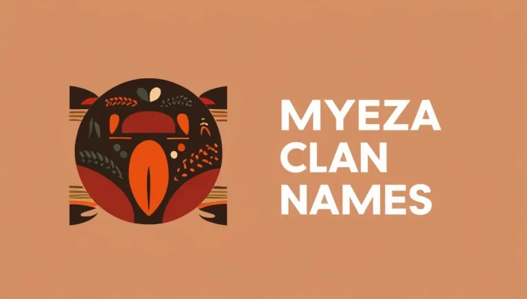 Myeza Clan Names