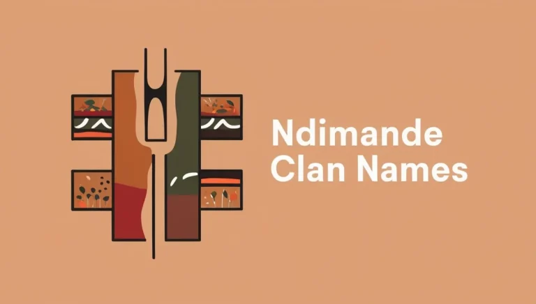 Ndimande Clan Names