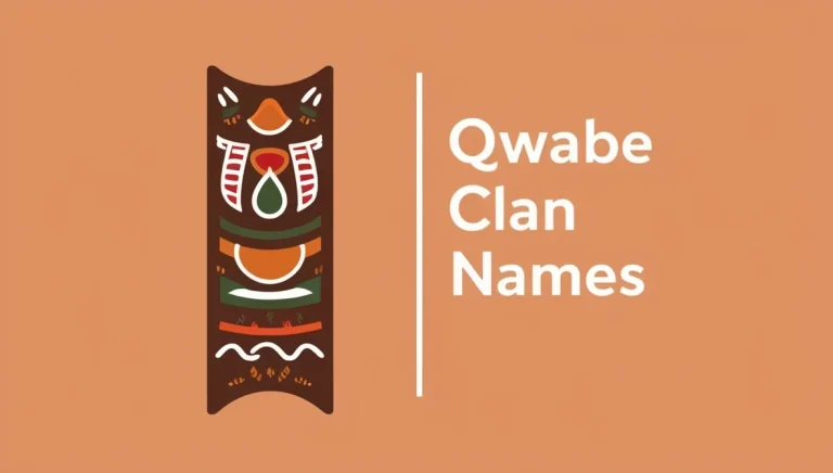 Qwabe Clan Names