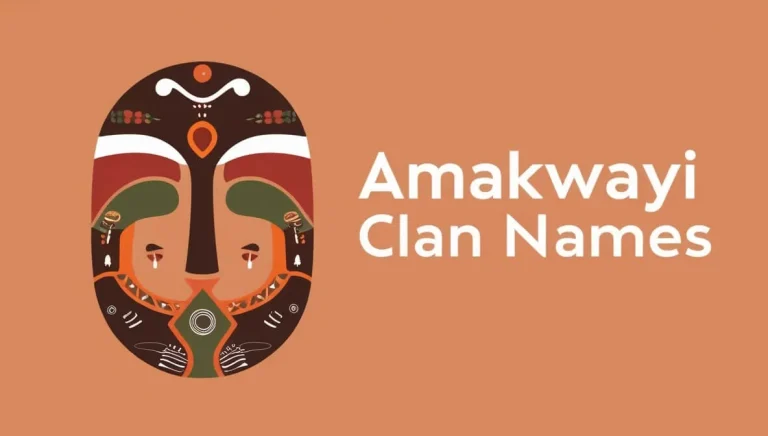 Amakwayi Clan Names