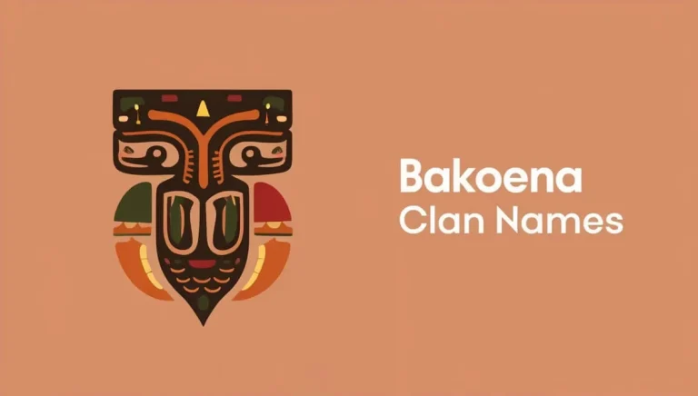 Bakoena Clan Names