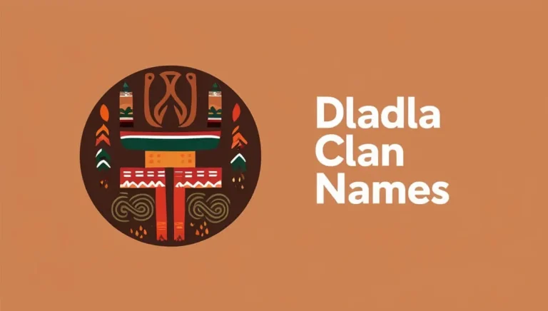 Dladla Clan Names