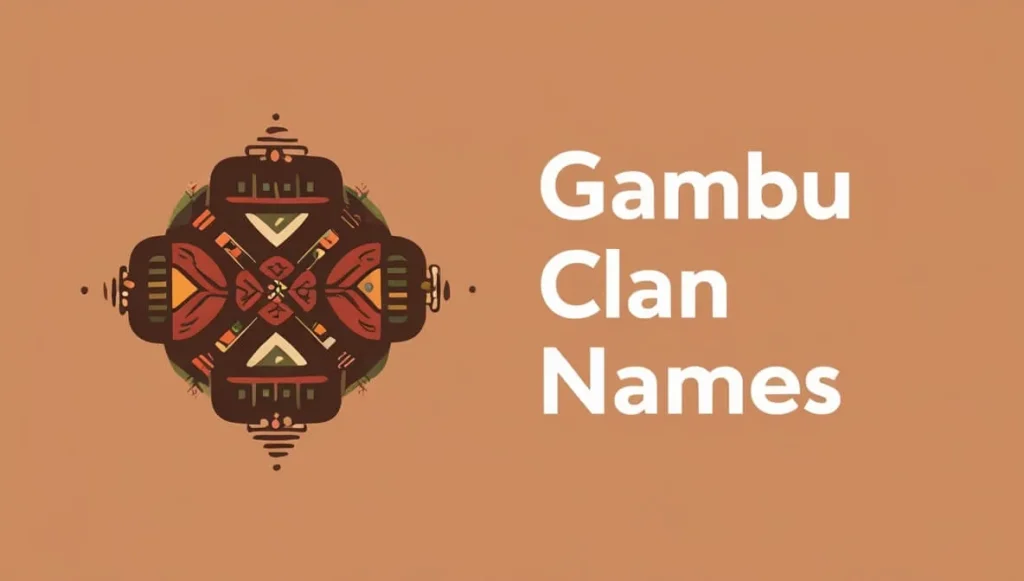 Gambu Clan Names