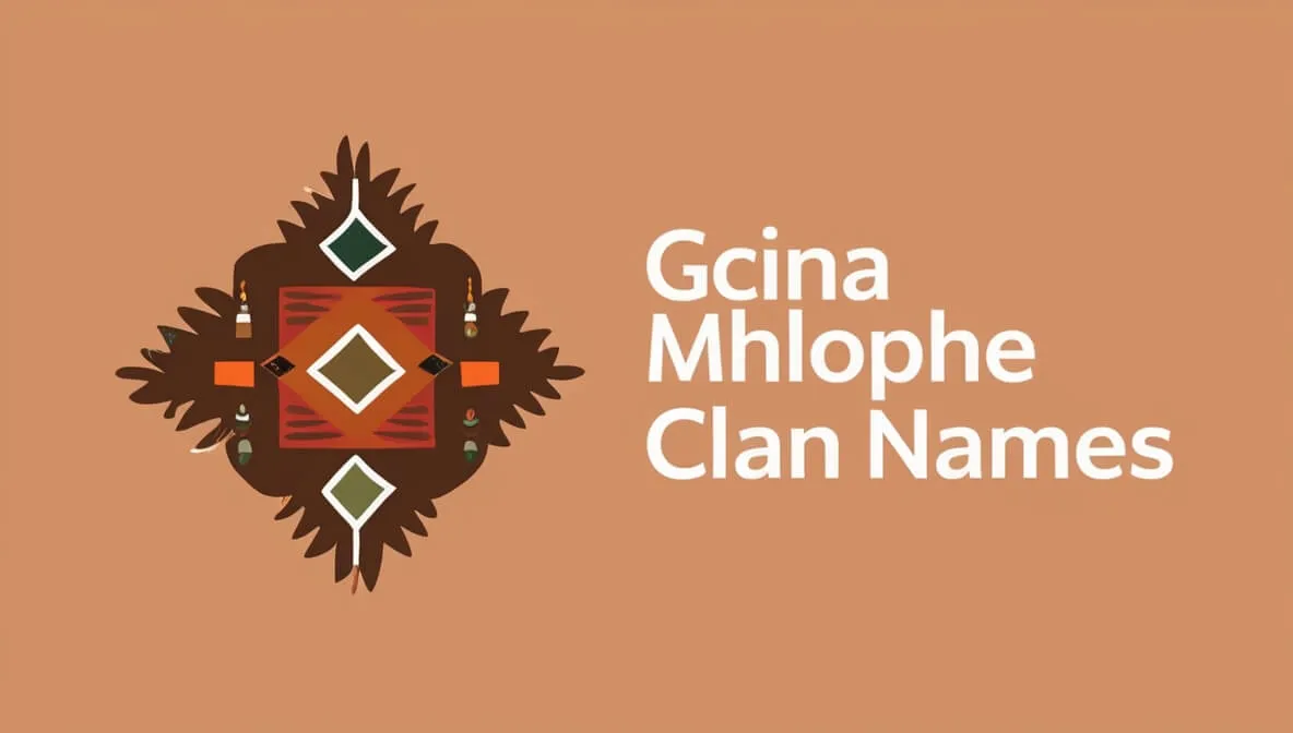 Gcina Mhlophe Clan Names