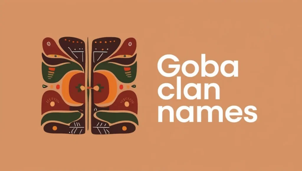 Goba Clan Names