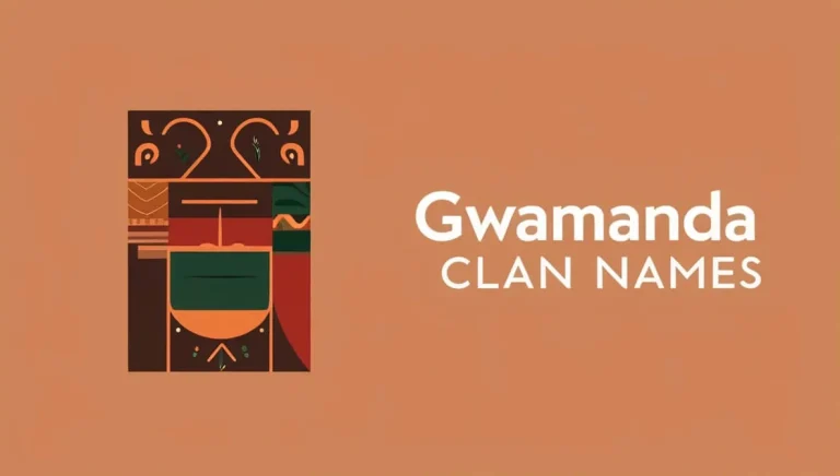 Gwamanda Clan Names