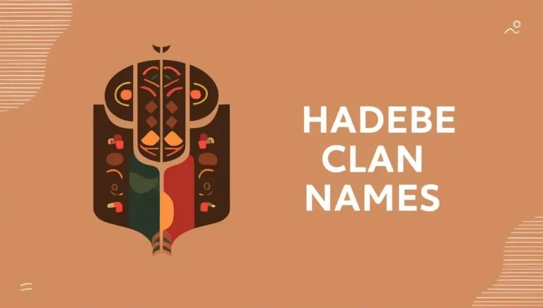 Hadebe Clan Names