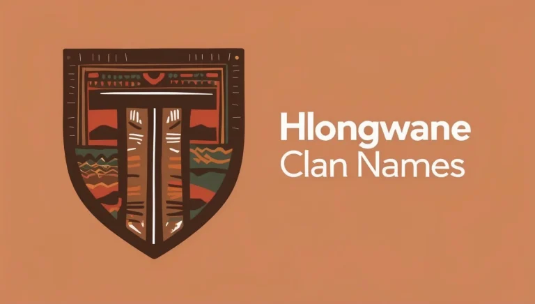 Hlongwane Clan Names