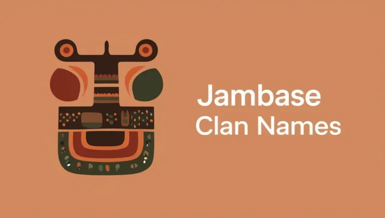 Jambase Clan Names