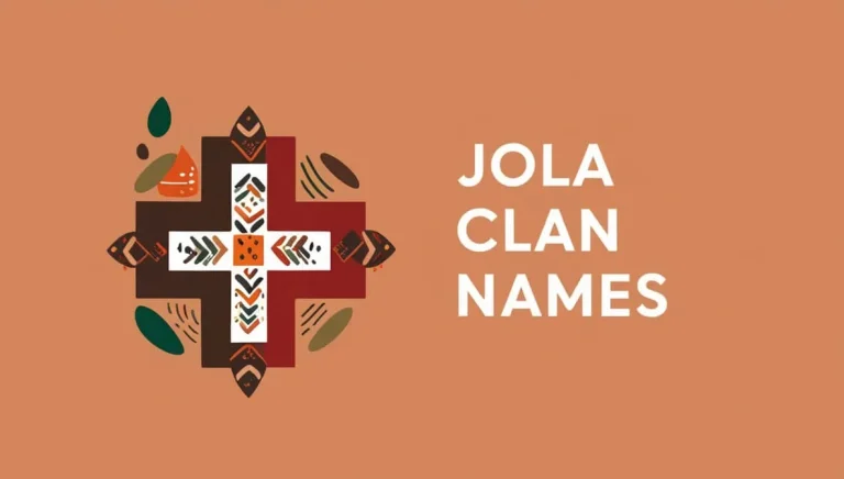 Jola Clan Names