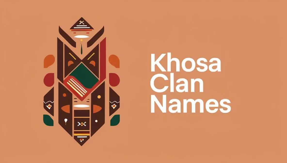 Khosa Clan Names