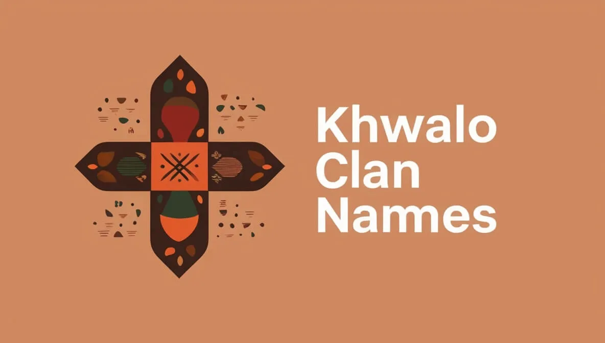 Khwalo Clan Names