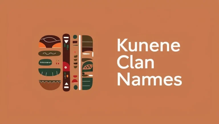 Kunene Clan Names