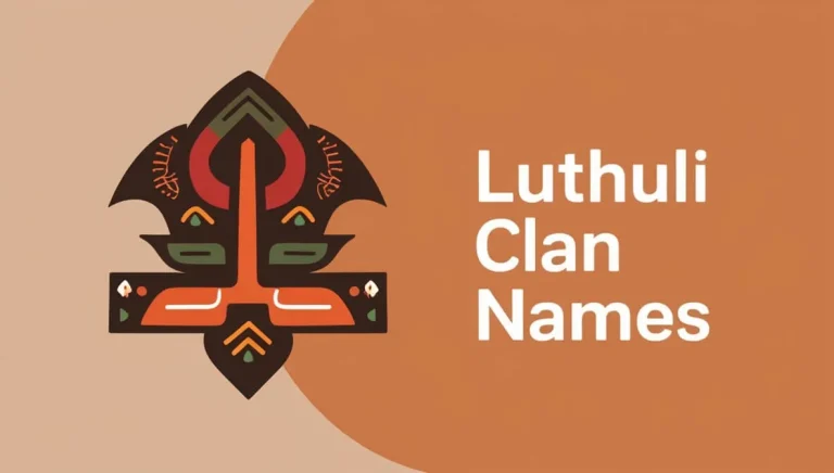 Luthuli Clan Names