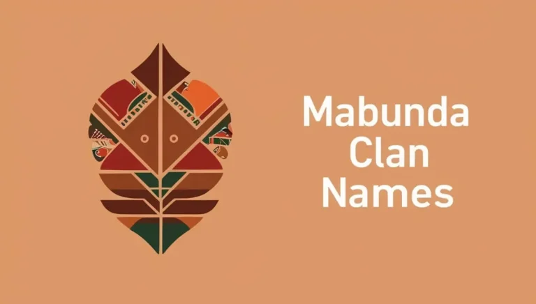 Mabunda Clan Names