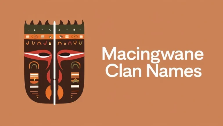 Macingwane Clan Names