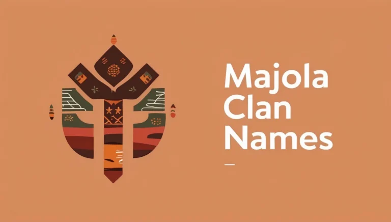 Majola Clan Names