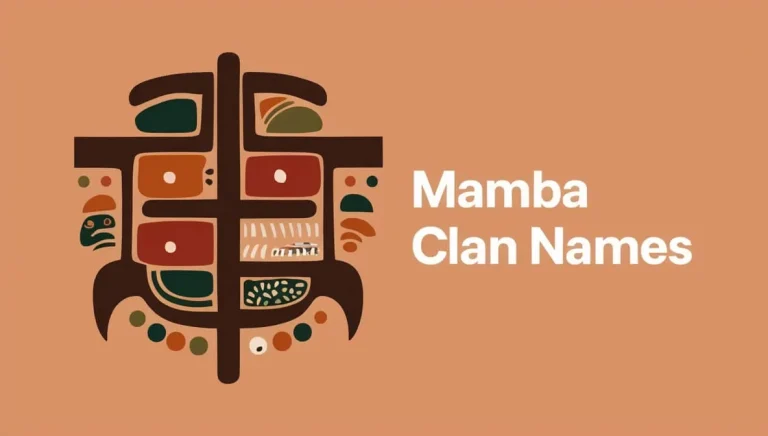 Mamba Clan Names