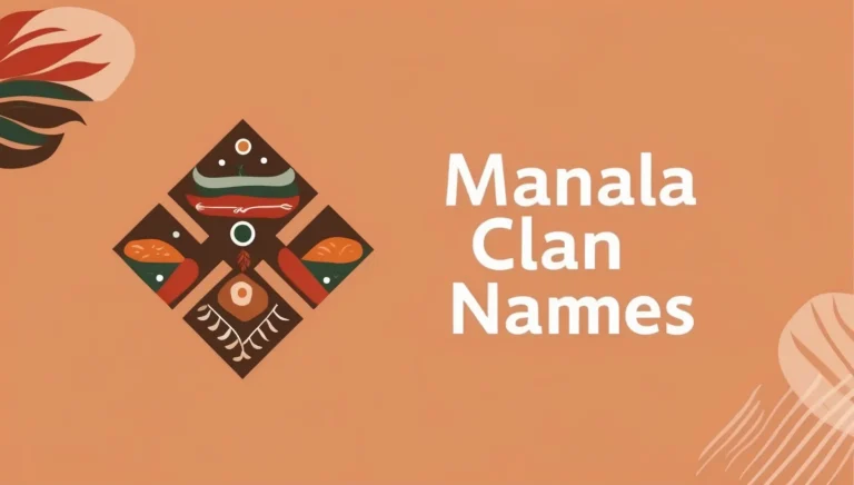 Manala Clan Names