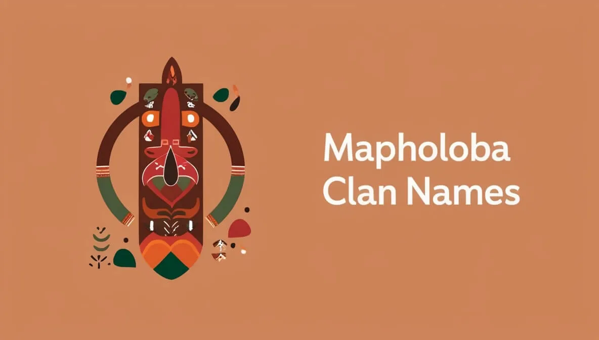 Mapholoba Clan Names