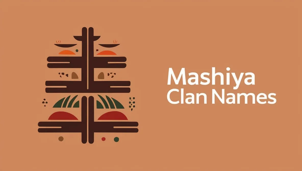 Mashiya Clan Names