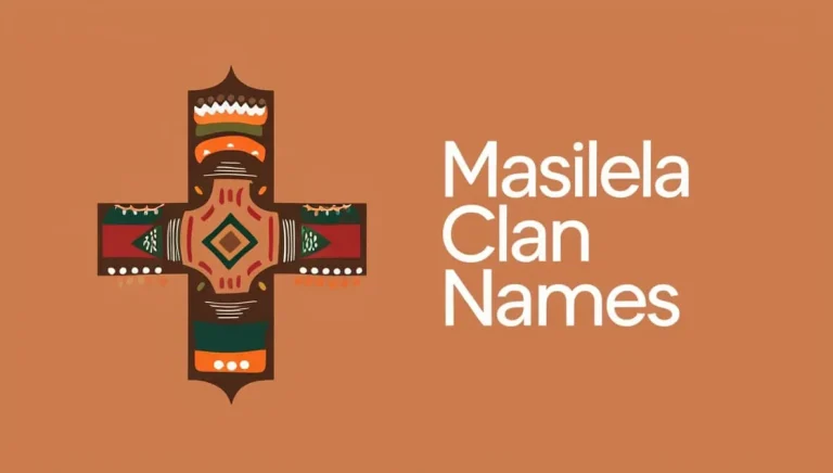 Masilela Clan Names