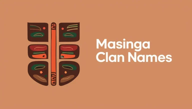 Masinga Clan Names