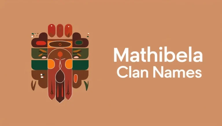 Mathibela Clan Names