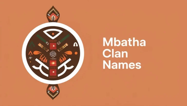 Mbatha Clan Names