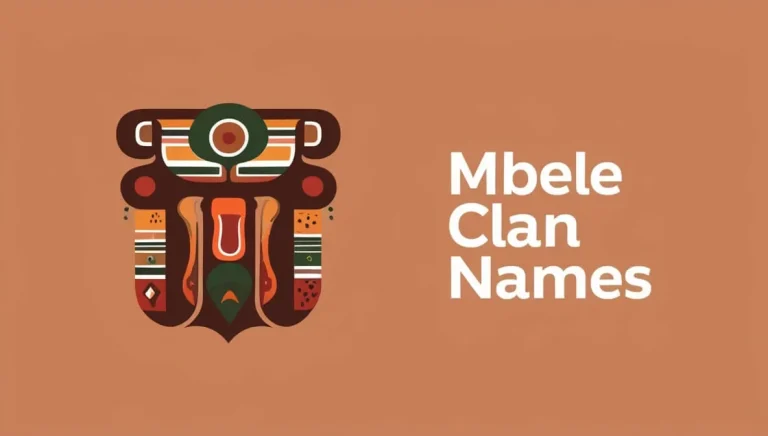 Mbele Clan Names