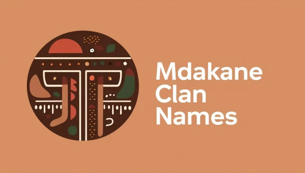 Mdakane Clan Names