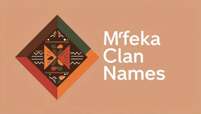 Mfeka Clan Names