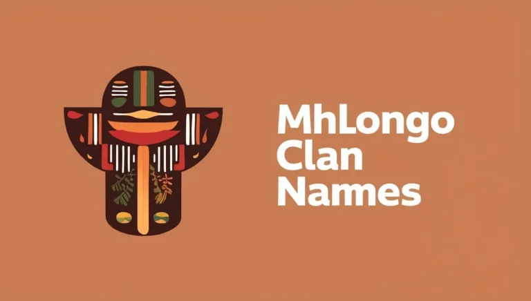 Mhlongo Clan Names