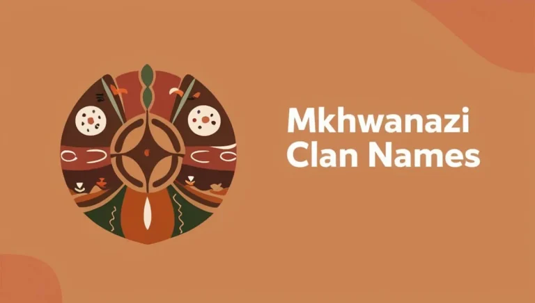 Mkhwanazi Clan Names