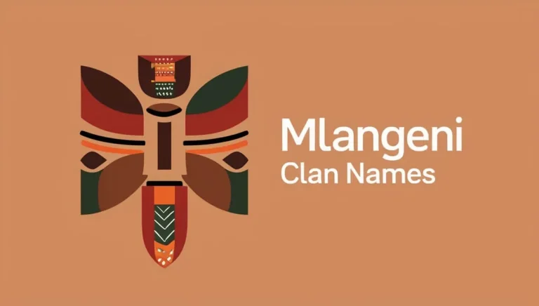 Mlangeni Clan Names