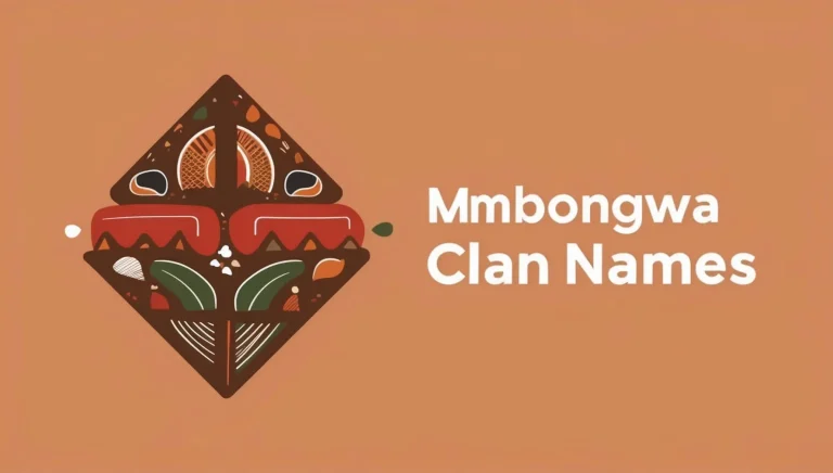 Mmbongwa Clan Names