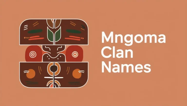 Mngoma Clan Names