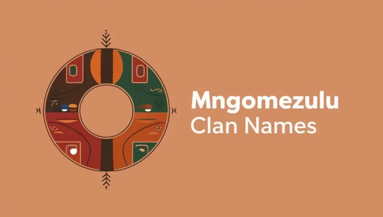 Mngomezulu Clan Names