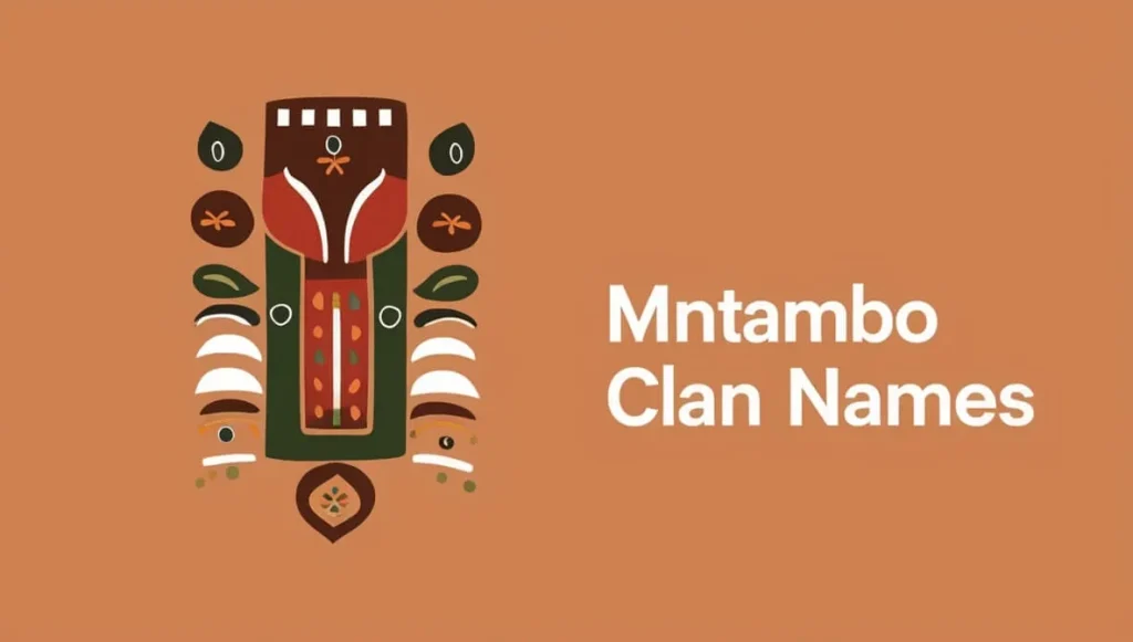 Mntambo Clan Names