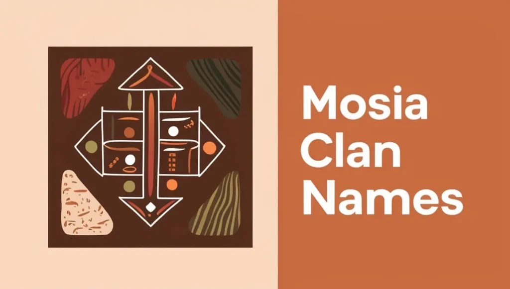 Mosia Clan Names