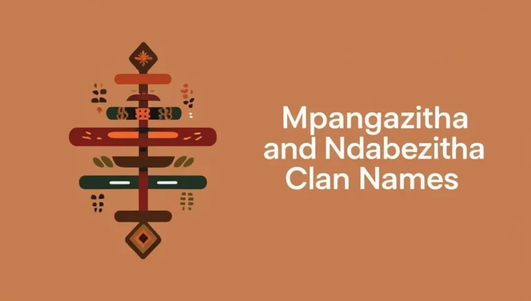 Mpangazitha and Ndabezitha Clan Names