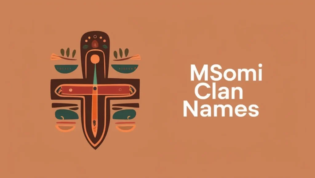 Msomi Clan Names