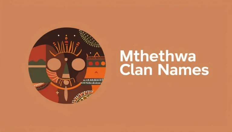 Mthethwa Clan Names