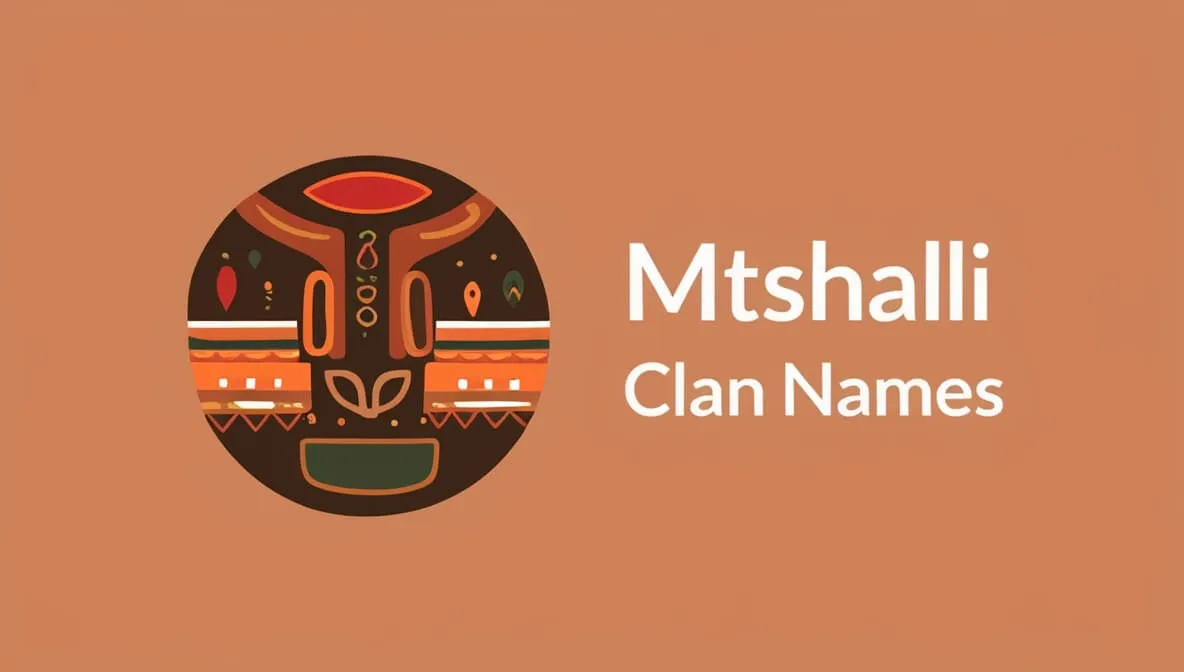 Mtshali Clan Names