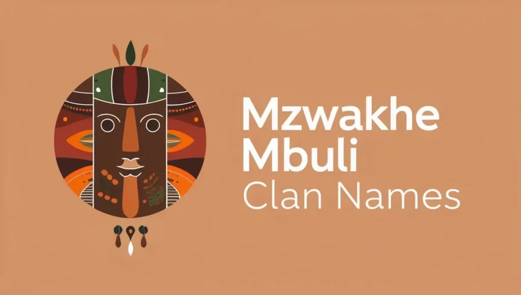 Mzwakhe Mbuli Clan Names