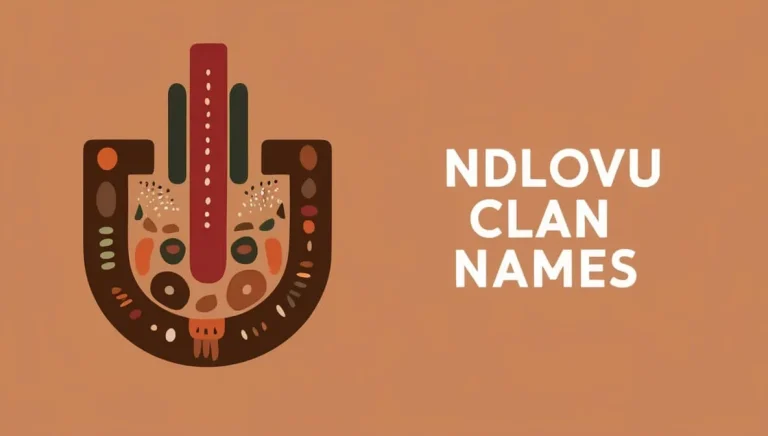 Ndlovu Clan Names